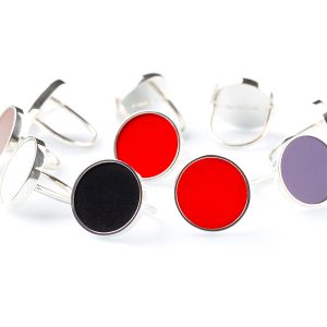 Ring Silver och plast